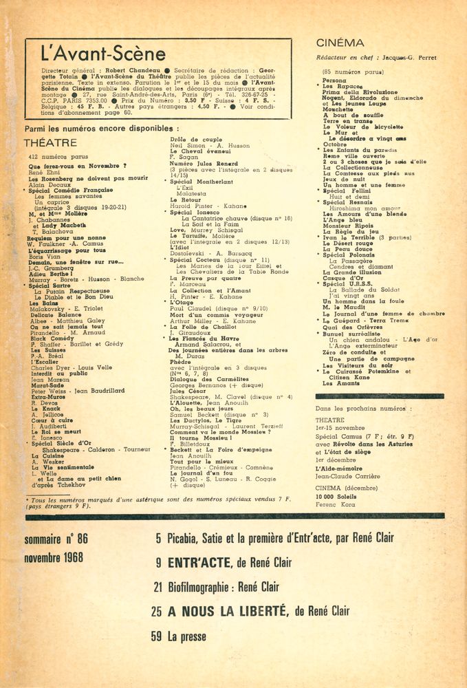 『RENÉ CLAIR』 2