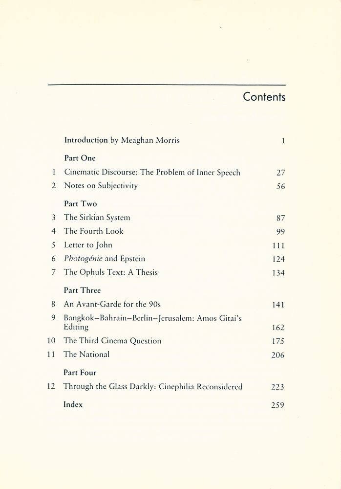 『LOOKS AND FRICTIONS : Essays in Cultural Studies and Film Theory』 2