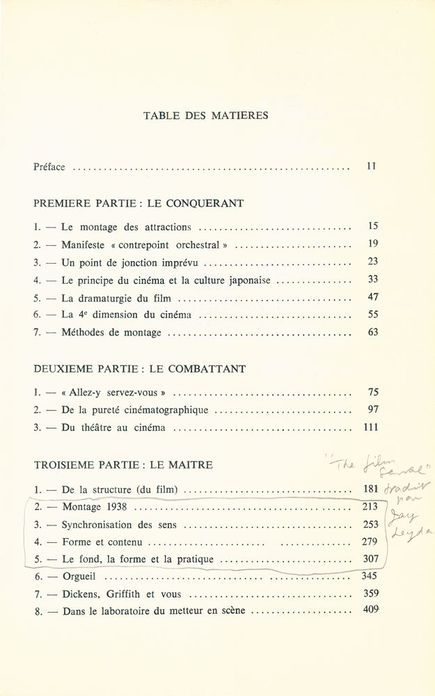 『LE FILM : SA FORME, SON SENS』 2