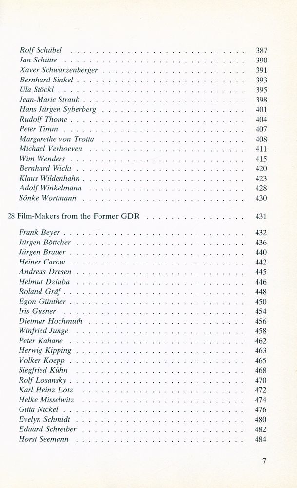 『Cinema in the Federal Republic of Germany : The New German Film, Origins and Present Situation』 4