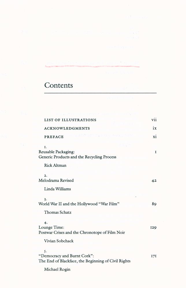 『Refiguring American film genres : history and theory』 2