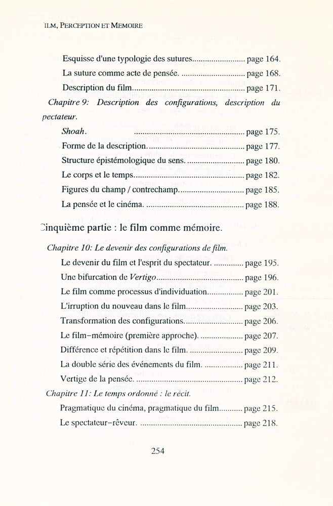 『FILM, PERCEPTION ET MÉMOIRE』 5