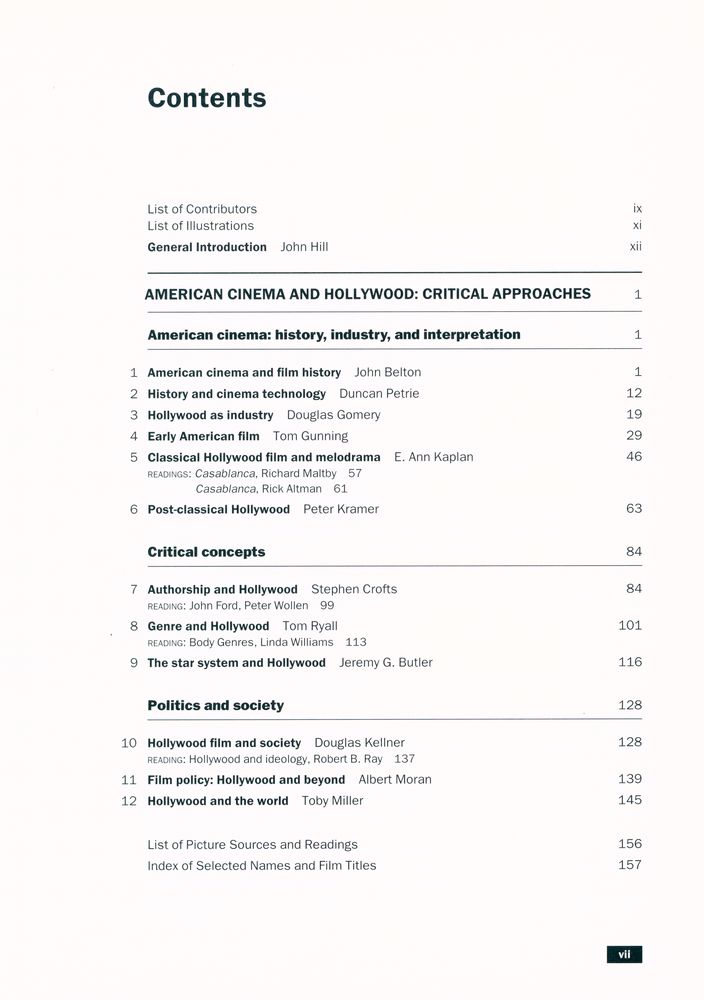 『American Cinema and Hollywood : critical approaches』 2