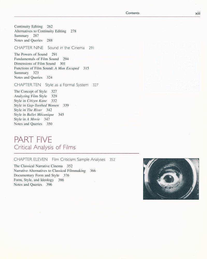 『FILM ART : An Intruduction』 4