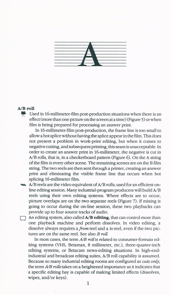 『Film - video terms and concepts』 2