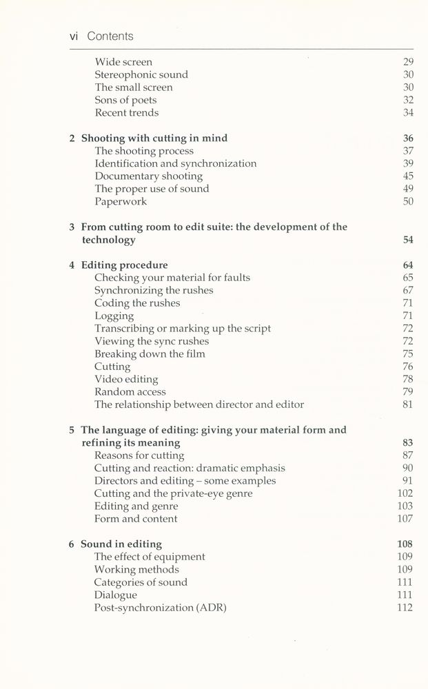 『Film and Video Editing』 3