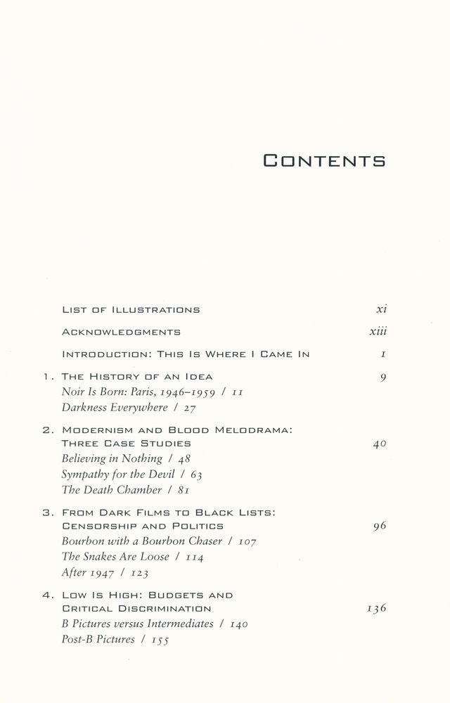 『More Than Night : Film Noir in Its Contexts』 2