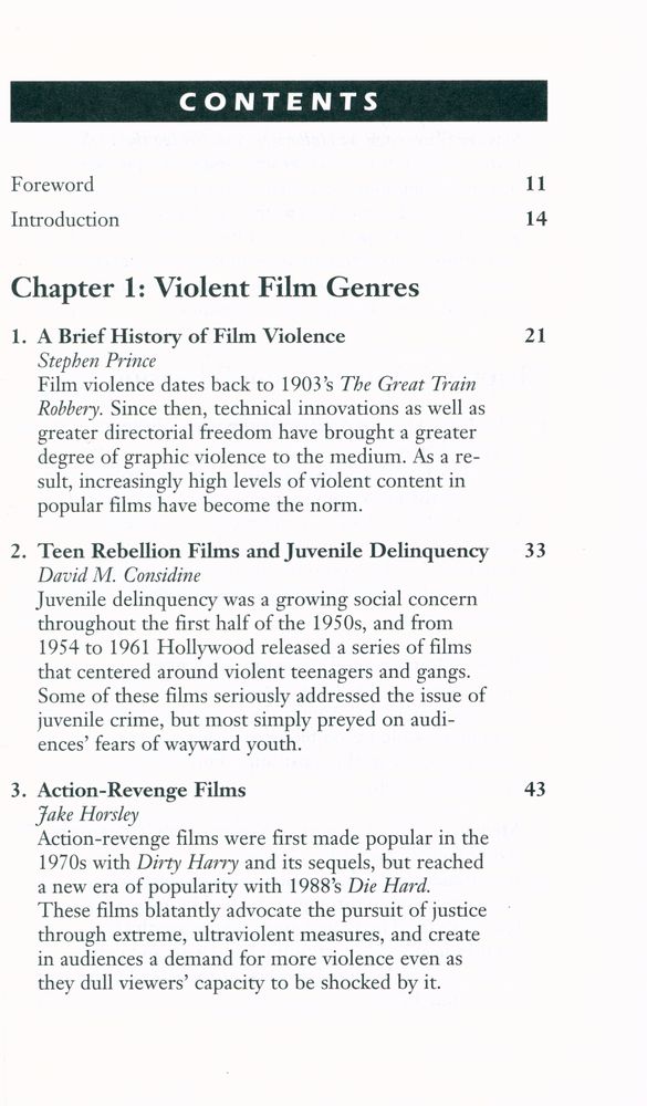 『Violence in film and television』 2
