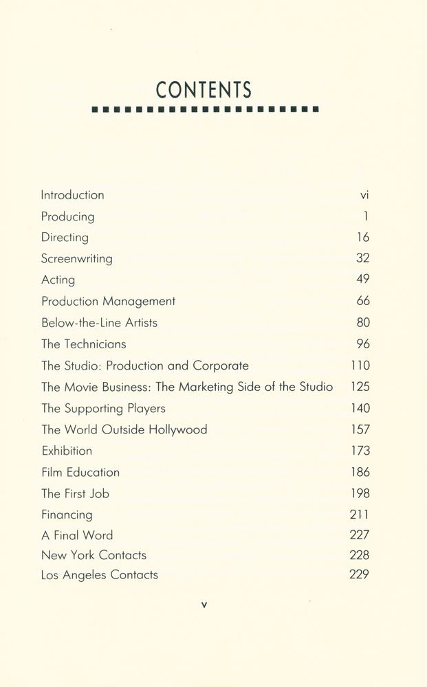 『WORKING IN FILM : THE MARKETPLACE IN THE '90s』 2