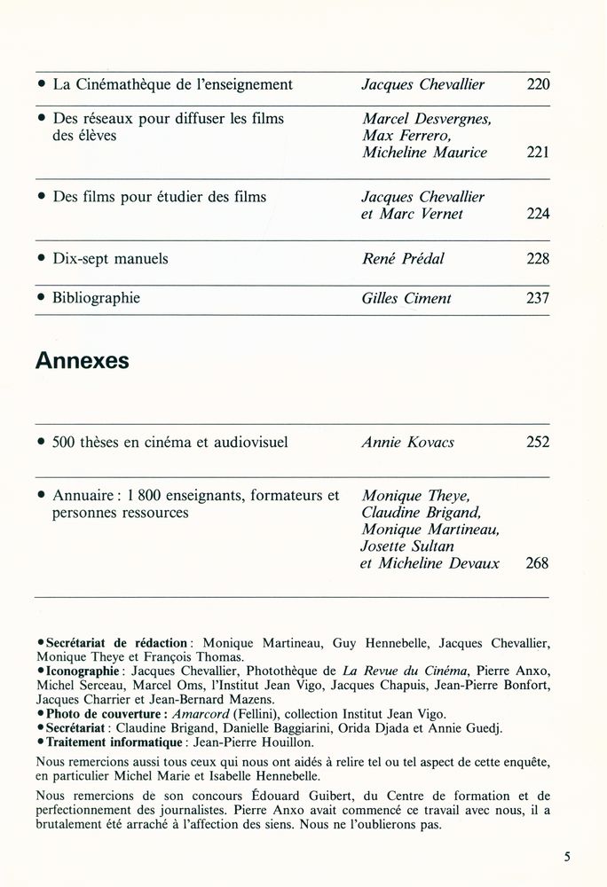 『CinémAction』 N° 45 6