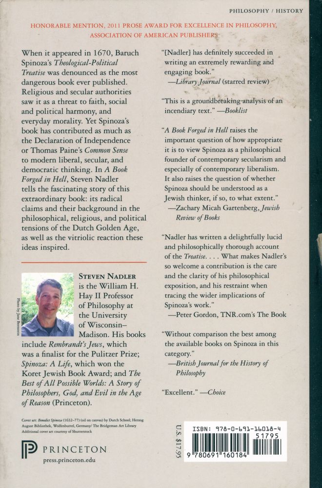 『A book forged in hell : Spinoza's scandalous treatise and the birth of the secular age』 3