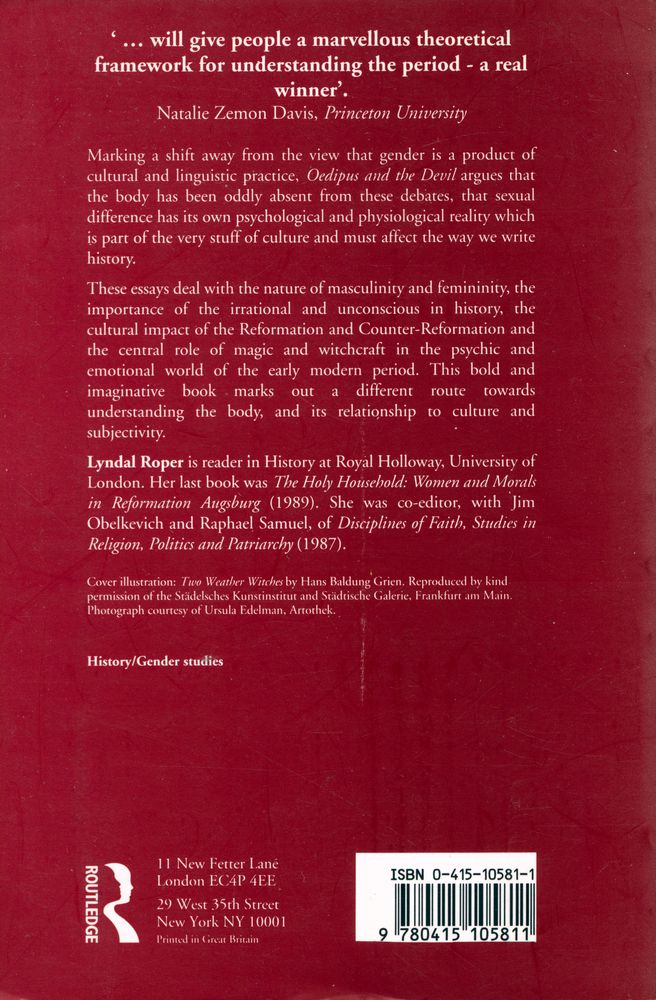 『OEDIPUS & THE DEVIL : Witchcraft, sexuality and religion in early modern Europe』 3