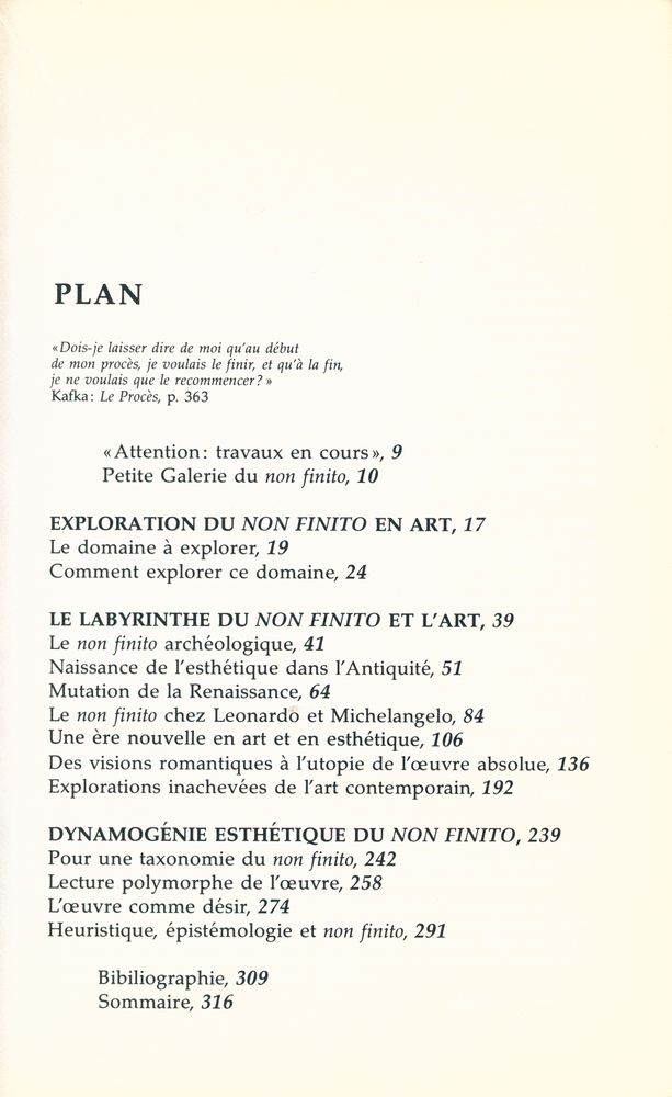 『ART Et Non Finito : esthétique et dynamogénie du non finito』 2
