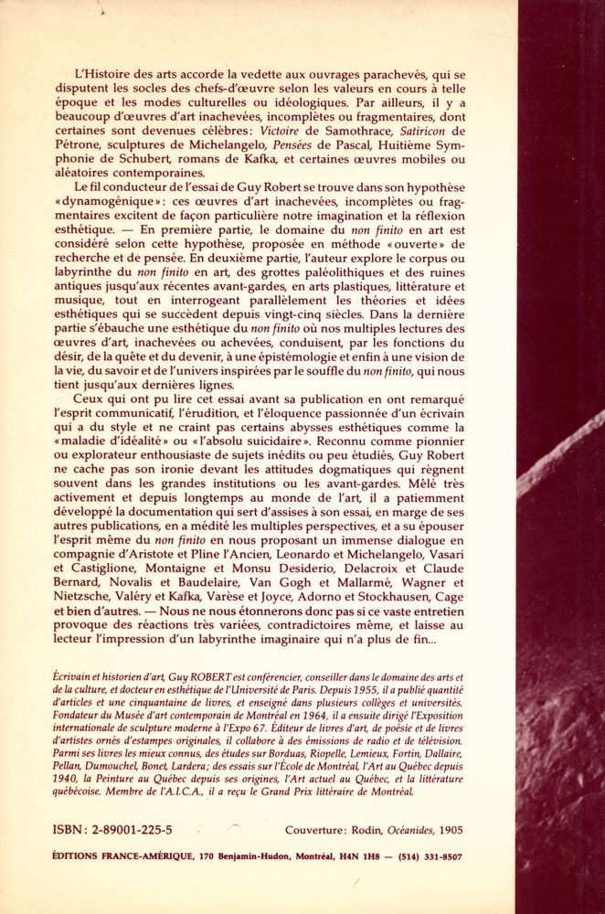 『ART Et Non Finito : esthétique et dynamogénie du non finito』 3