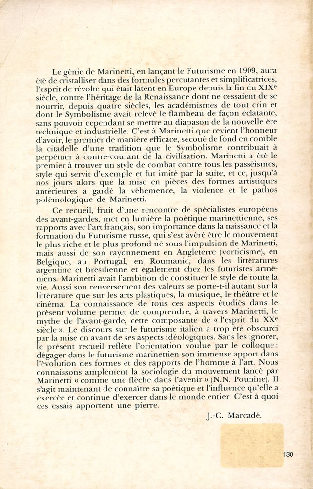 『PRESENCE DE MARINETTI』 4