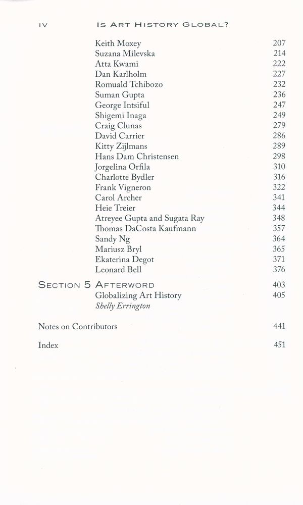 『Is Art History Global?』 3