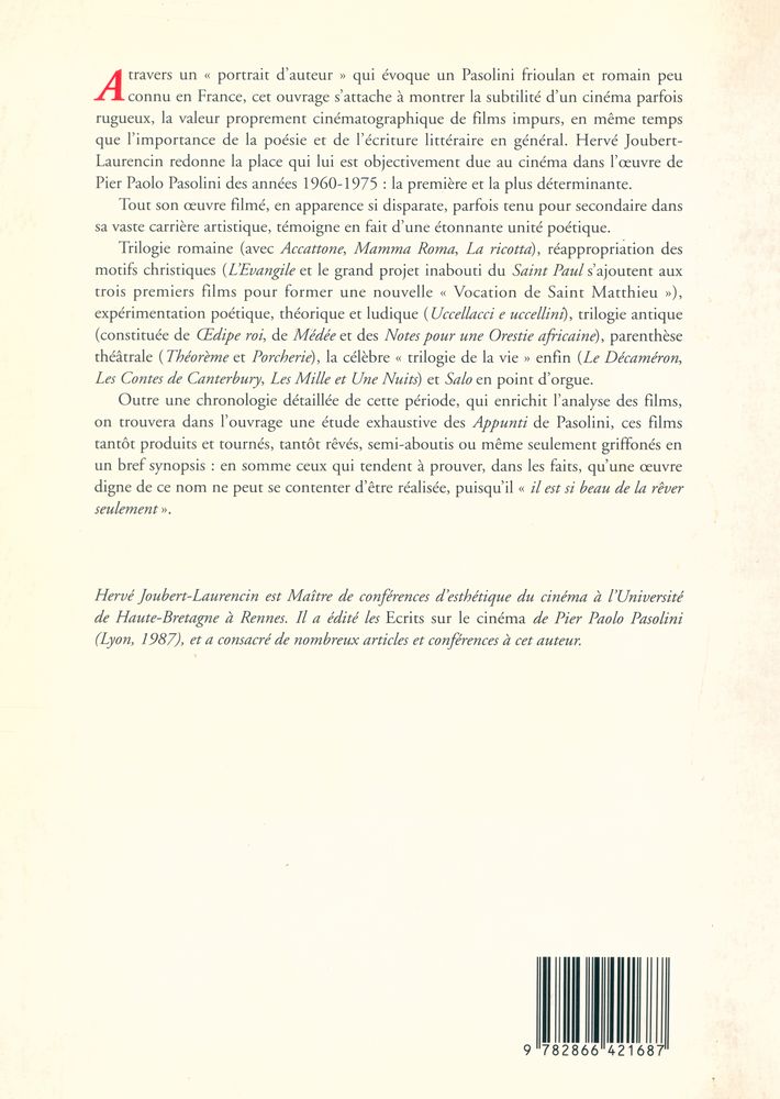 『Pasolini : portrait du poète en cinéaste』 5