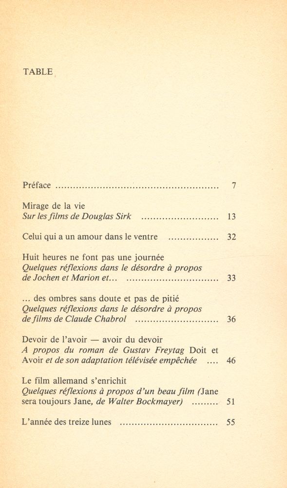 『Les Films libèrent la tête : Essais et notes de travail』 2