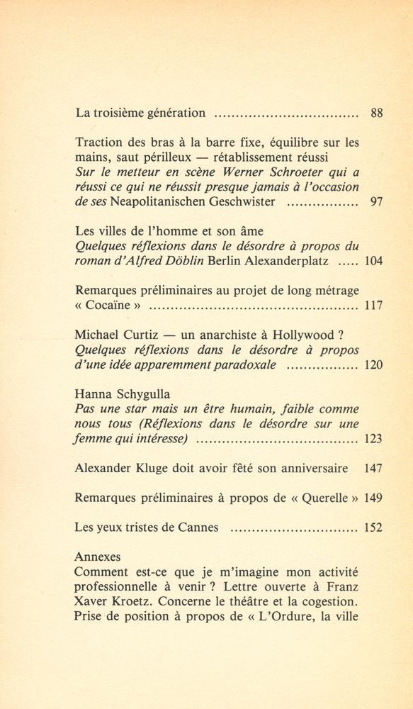 『Les Films libèrent la tête : Essais et notes de travail』 3