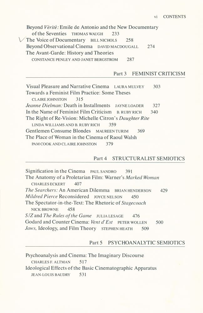 『Movies and Methods VOLUME II : An Anthology』 3