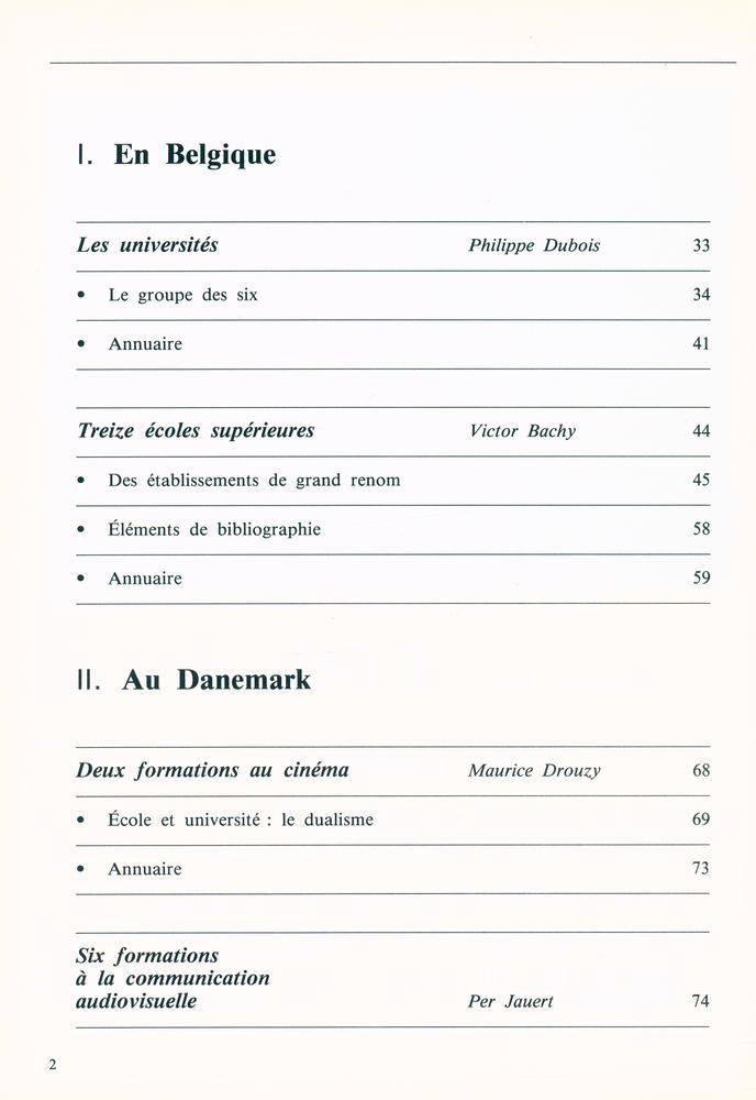 『L'enseignement du cinéma et de l'audiovisuel dans l'Europe des Douze』  3