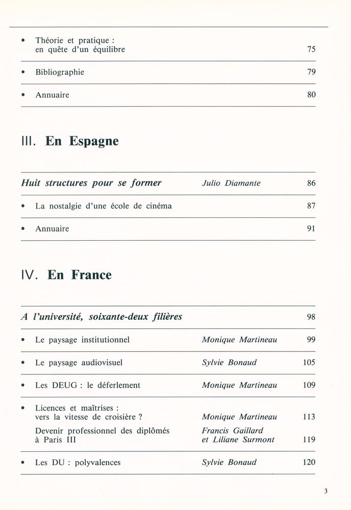 『L'enseignement du cinéma et de l'audiovisuel dans l'Europe des Douze』  4