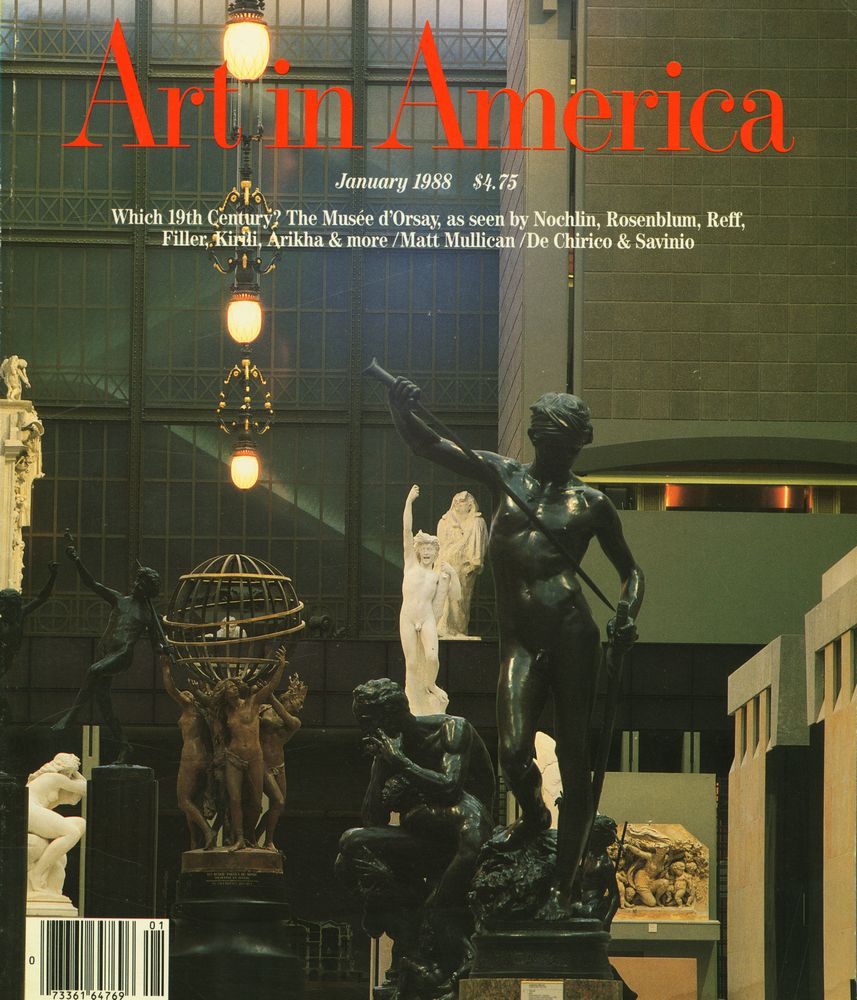 『Art in America』 Vol. 76, No. 1, January 1988 1