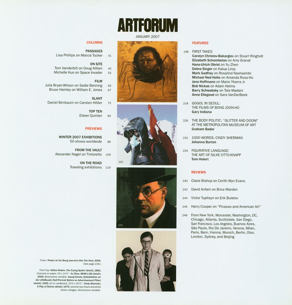 『ARTFORUM INTERNATIONAL』 JANUARY 2007 2