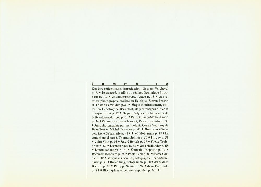 『150 ANS DE PHOTOGRAPHIE : CERTITUDES ET INTERROGATIONS, 1839 - 1989』 2