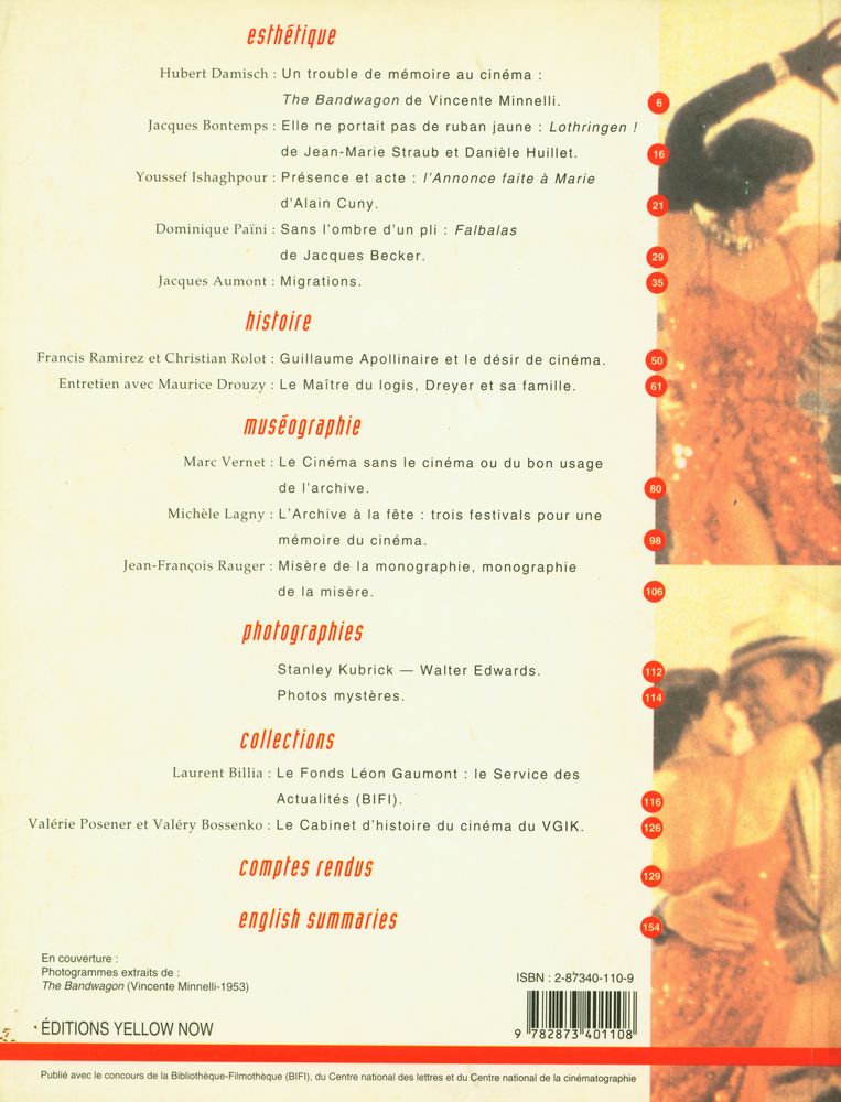 『cinémathèque』 7, printemps 95 3