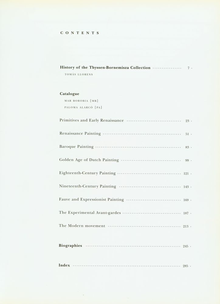 『Masterworks : Museo Thyssen - Bornemisza』 2