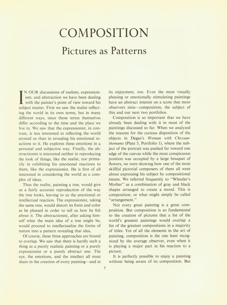 『METROPOLITAN SEMINARS IN ART - Portfolio 5ㆍComposition as pattern』 2