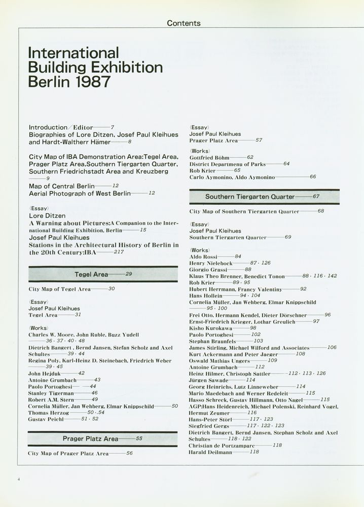 『작가시리즈 6 - IBA : 베를린 국제건축전 1987 International Building Exhibition Berlin 1987』 4