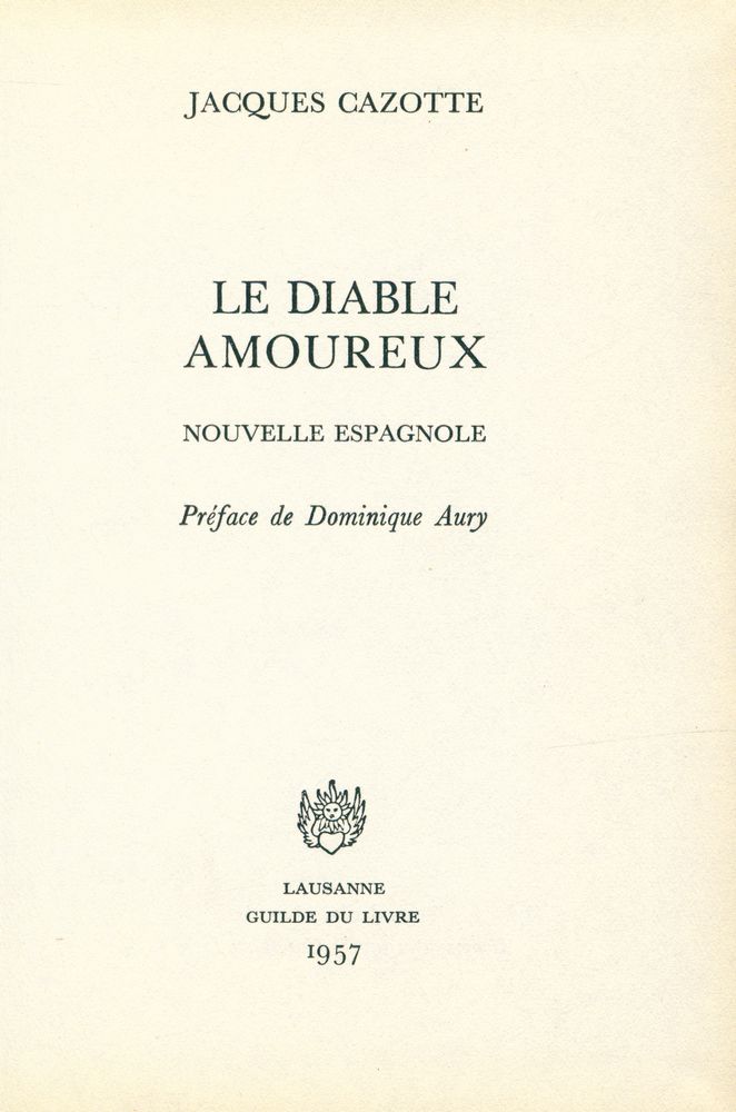 『LE DIABLE AMOUREUX: NOUVELLE ESPAGNOE』 2