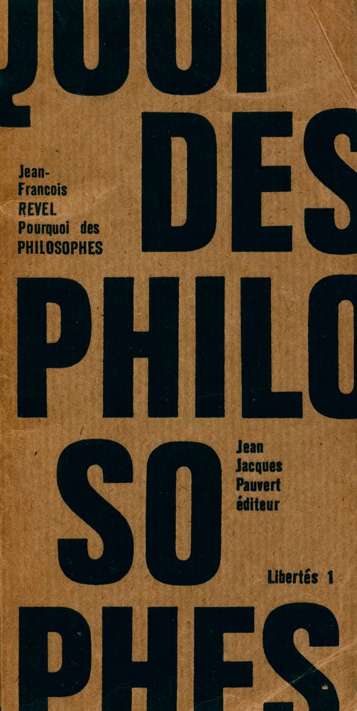 『Pourquoi Des Philosophes』 1