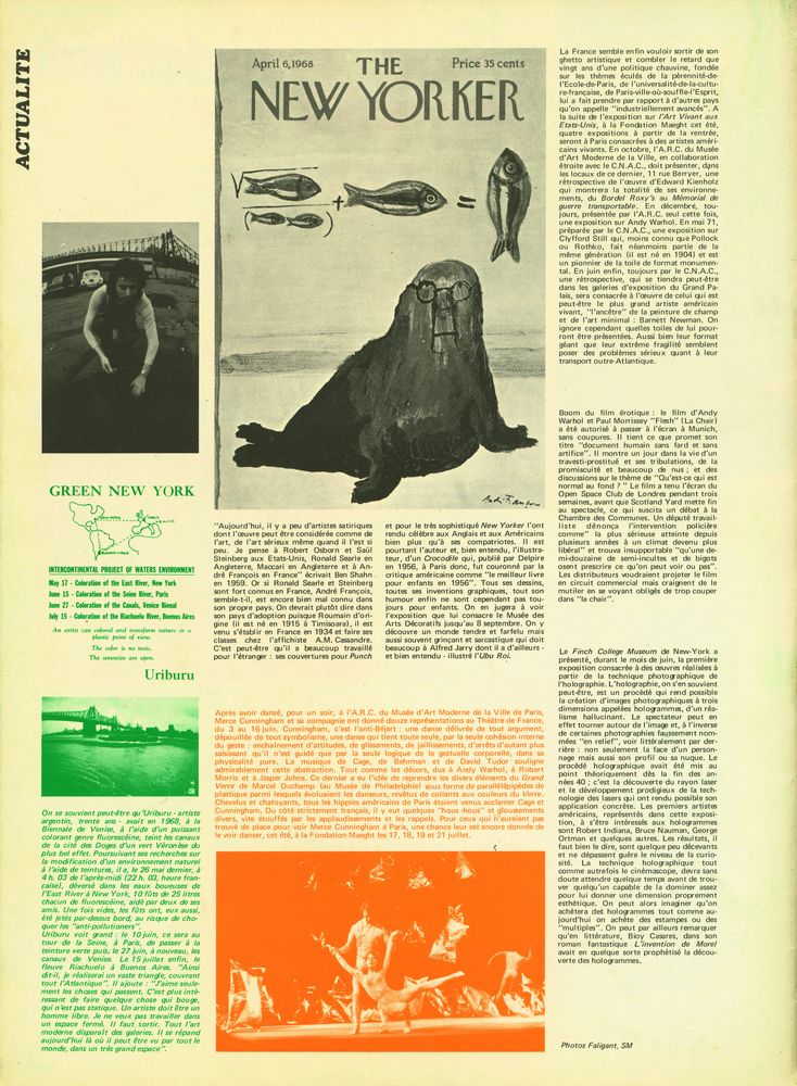 『chroniques de l'art vivant』 N° 12 JUILLET 1970 3