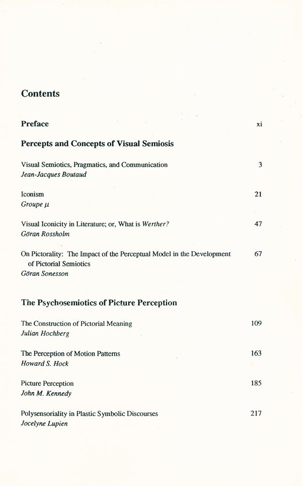 『Advances in visual semiotics : The Semiotic Web 1992 - 93』 2