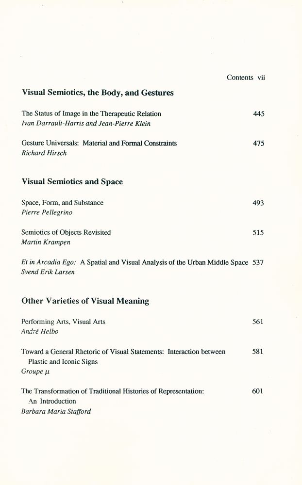 『Advances in visual semiotics : The Semiotic Web 1992 - 93』 4