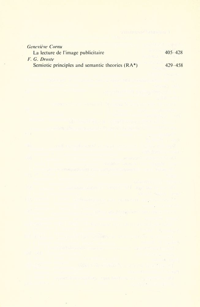 『SEMIOTICA』 1985 Volume54 - 1/2 5