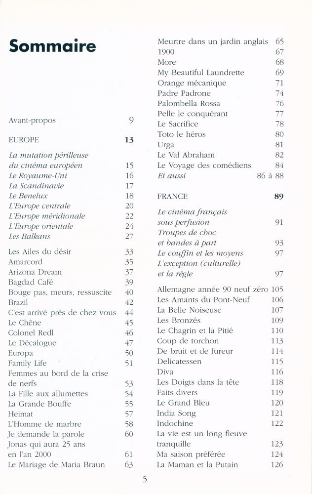 『Les films - phares du cinéma contemporain depuis 1968』 2