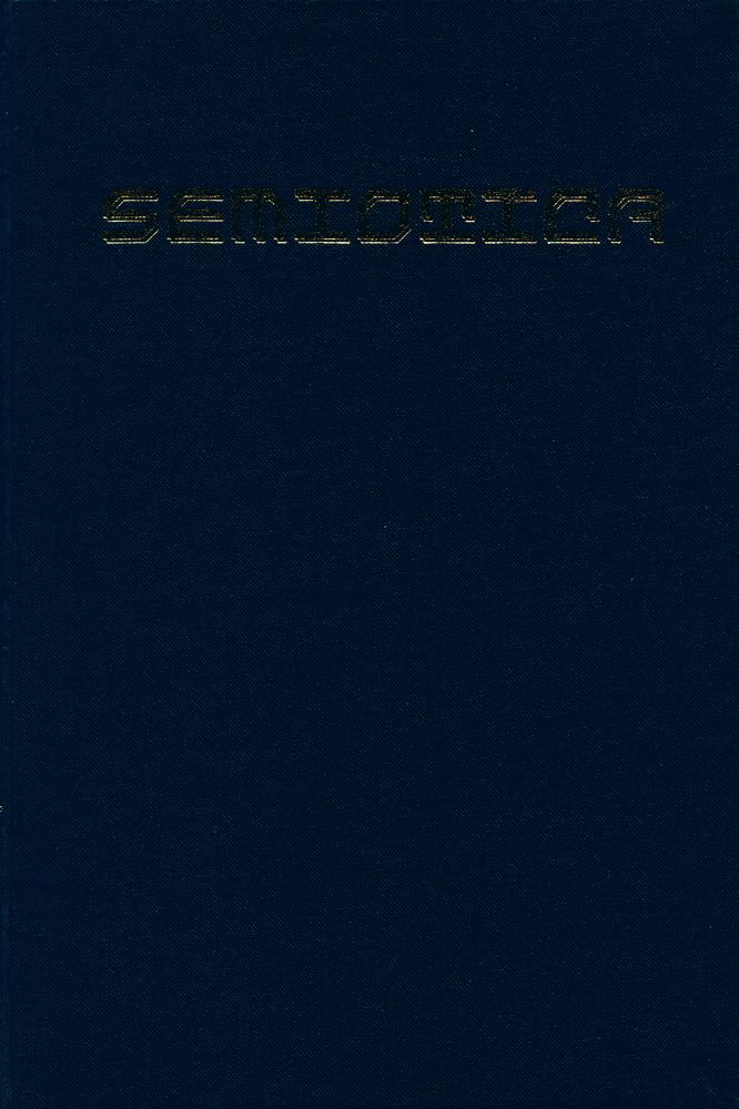 『SEMIOTICA』 1976 Volume 16 1
