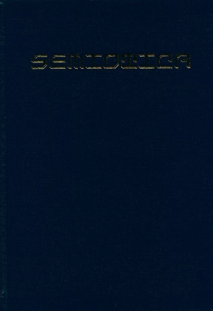 『SEMIOTICA』 1974 Volume 12 1