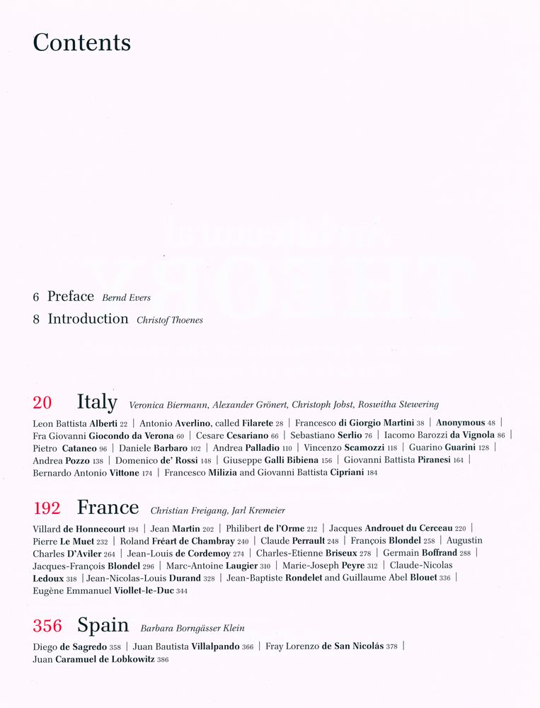 『Architectural THEORY : FROM THE RENAISSANCE TO THE PRESENT 89 ESSAYS ON 117 TREATISES』 2