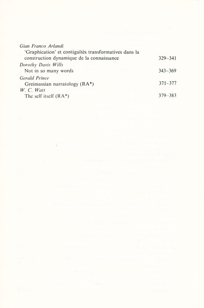 『SEMIOTICA』 1986 Volume 58 - 1/2 4