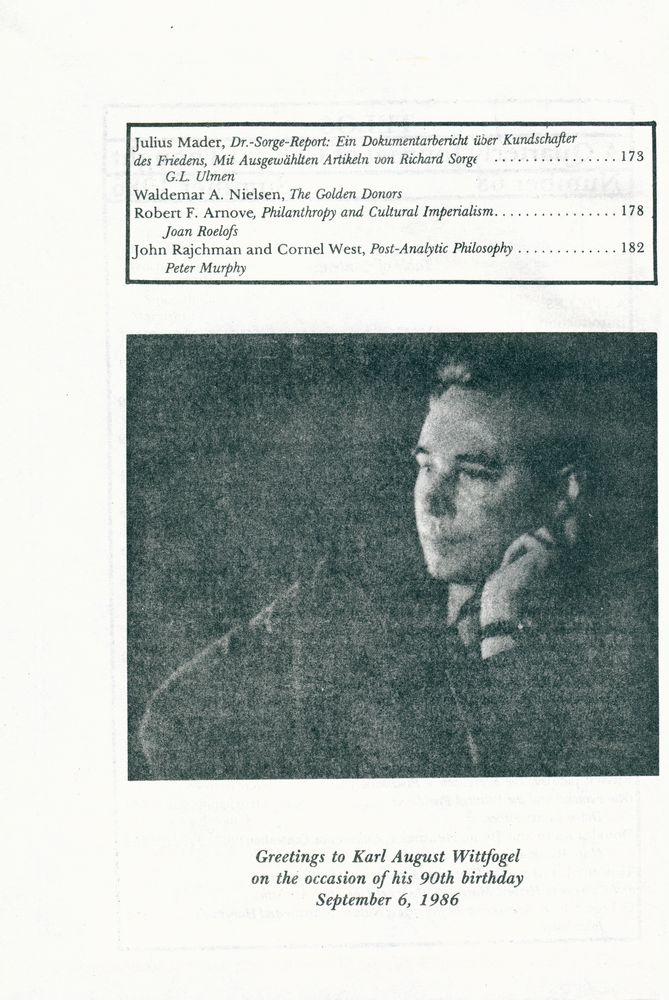 『Telos』 (No.68.69) 1986 3