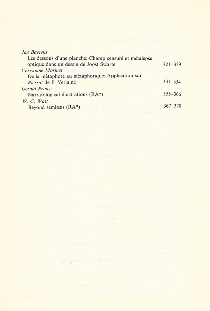 『SEMIOTICA』 1988 Volume 68 - 1/2 3