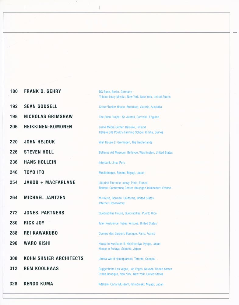 『Architecture Now! Vol. 2 : Architektur heute : L'architecture d'aujourd'hui』 3