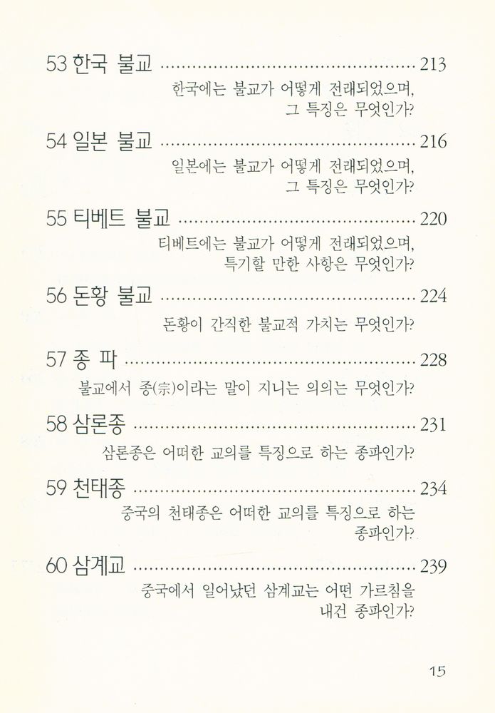 『간추린 불교상식 100문 100답』
