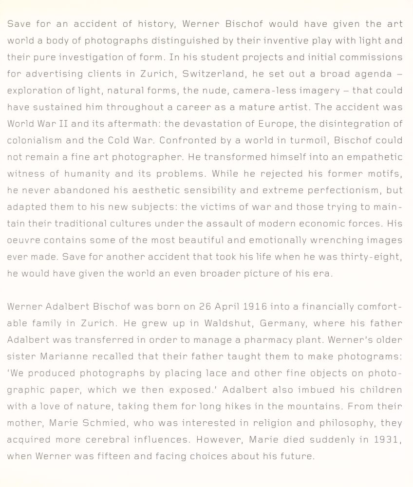 『Werner Bischof』 2