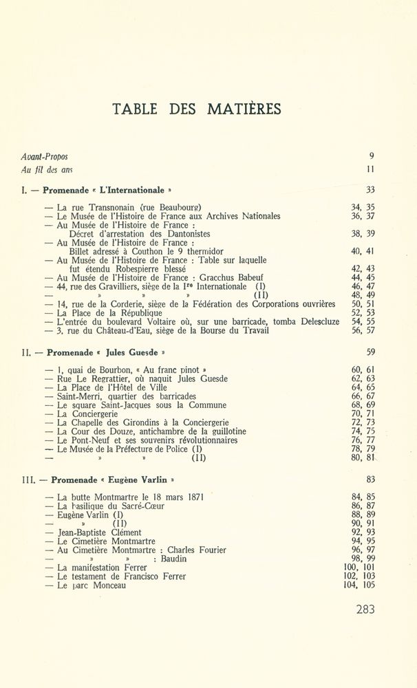『DE LA BASTILLE AU MONT VALERIEN : Dix promenades à travers Paris révolutionnaire』 2